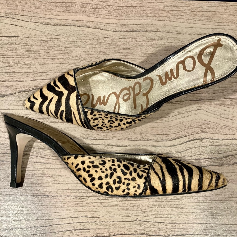 Sam Edelman Tiger Stripe & Leopard Heels